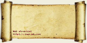 Jasmina Obradović vizit kartica